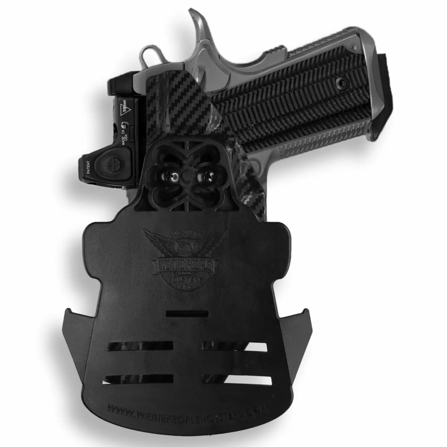We The People Holsters Colt 1911 3.25" Defender 45ACP No Rail Only Red Dot Optic Cut OWB Holster