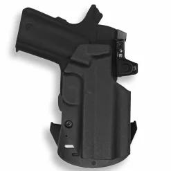 We The People Holsters Colt 1911 3.25" Defender 45ACP with Rail Only Red Dot Optic Cut OWB Holster Hot