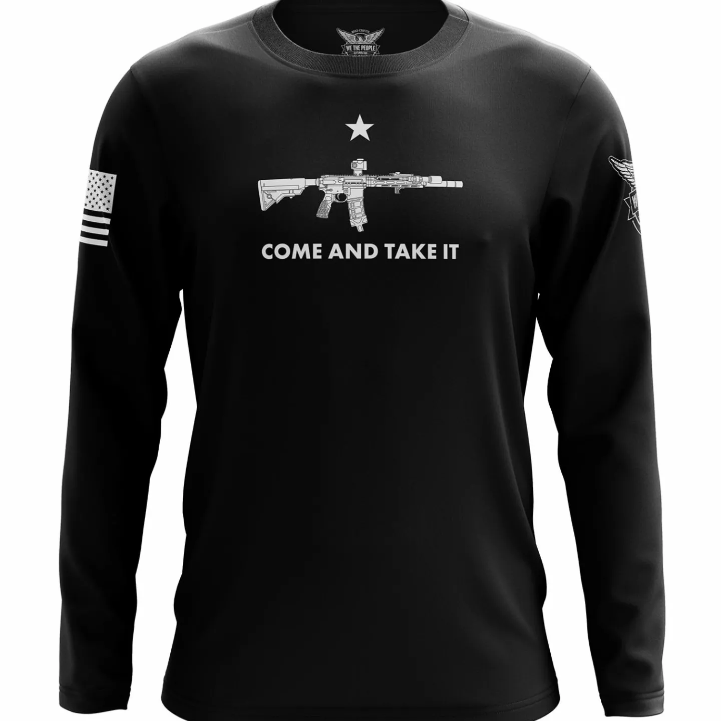 We The People Holsters Come And Take It Long Sleeve Shirt Black Sale