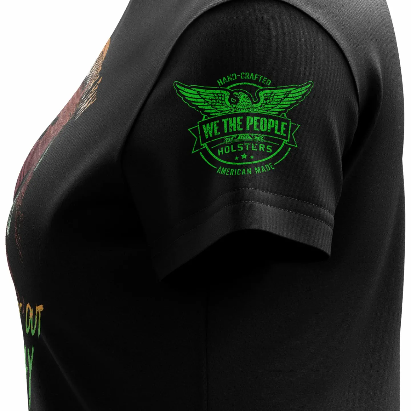 We The People Holsters Come Out To Play Women's Short Sleeve Shirt Black Clearance