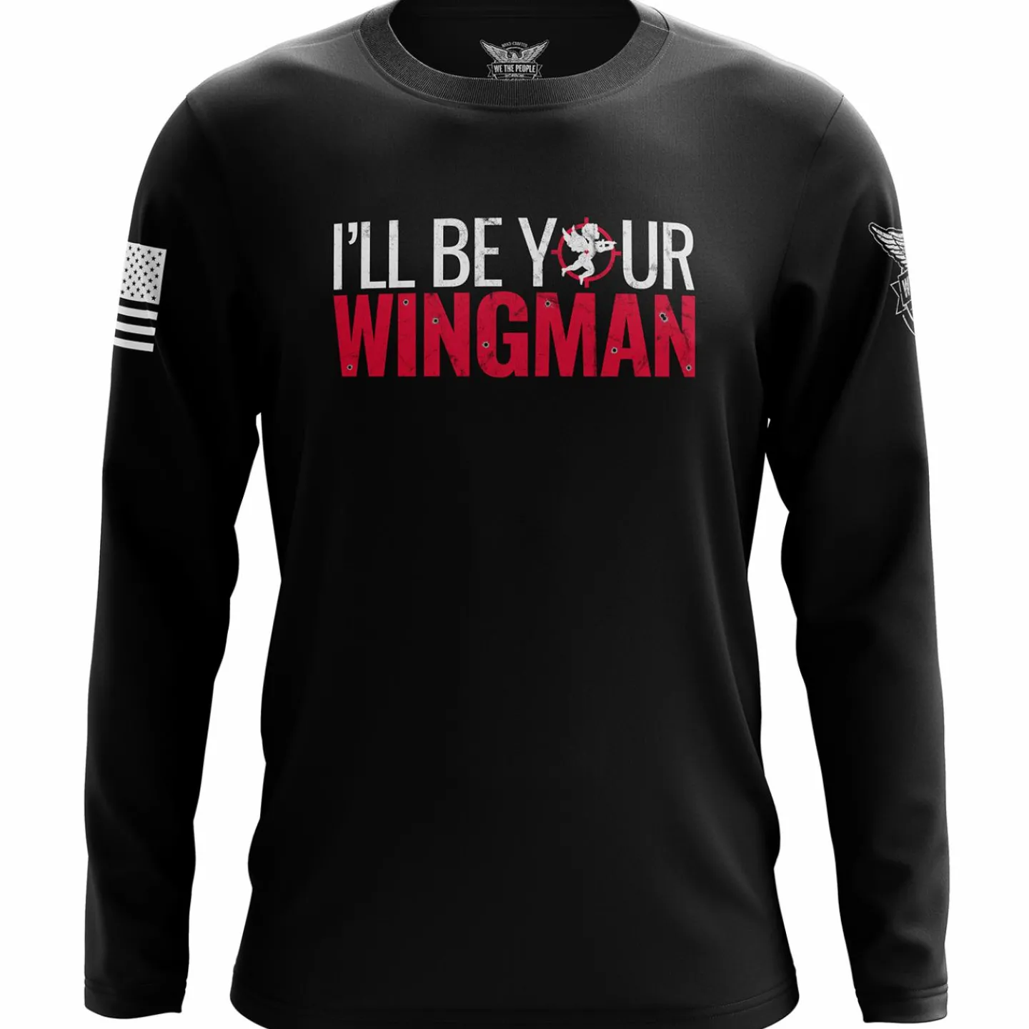 We The People Holsters Cupid's Wingman Long Sleeve Shirt Black Outlet