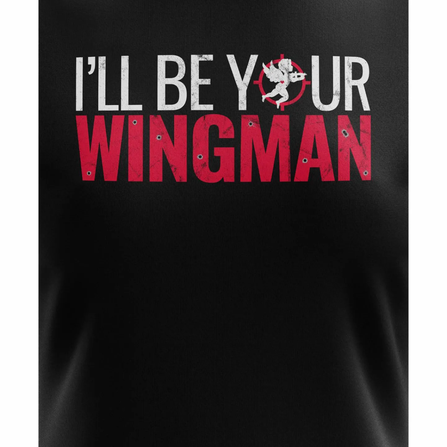 We The People Holsters Cupid's Wingman Women's Short Sleeve Shirt Black New