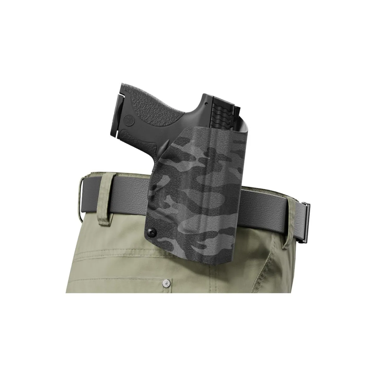 We The People Holsters Dark Camo Custom Printed Holster - OWB Kydex Holster Sale