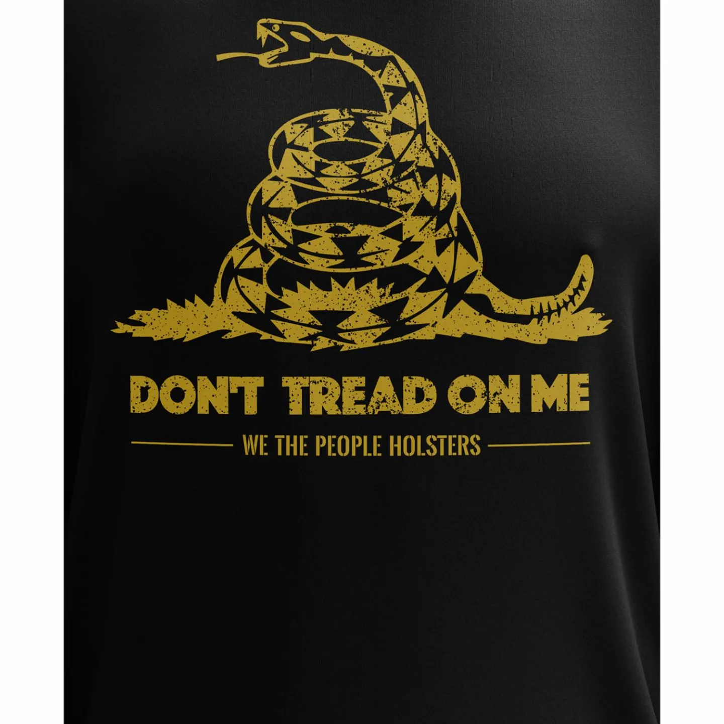 We The People Holsters Dont Tread On Me Gadsden Flag Long Sleeve Shirt Black New