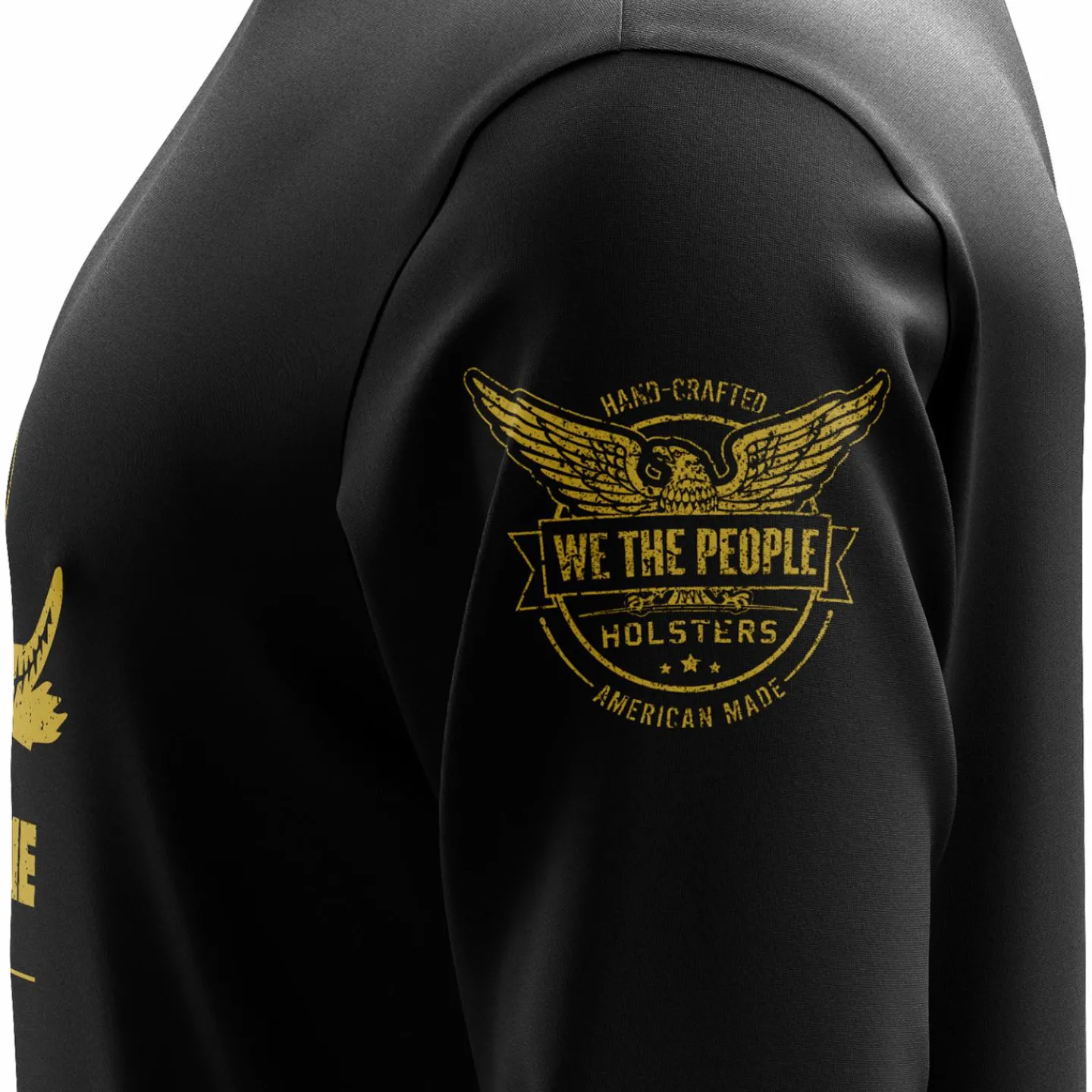 We The People Holsters Dont Tread On Me Gadsden Flag Long Sleeve Shirt Black New