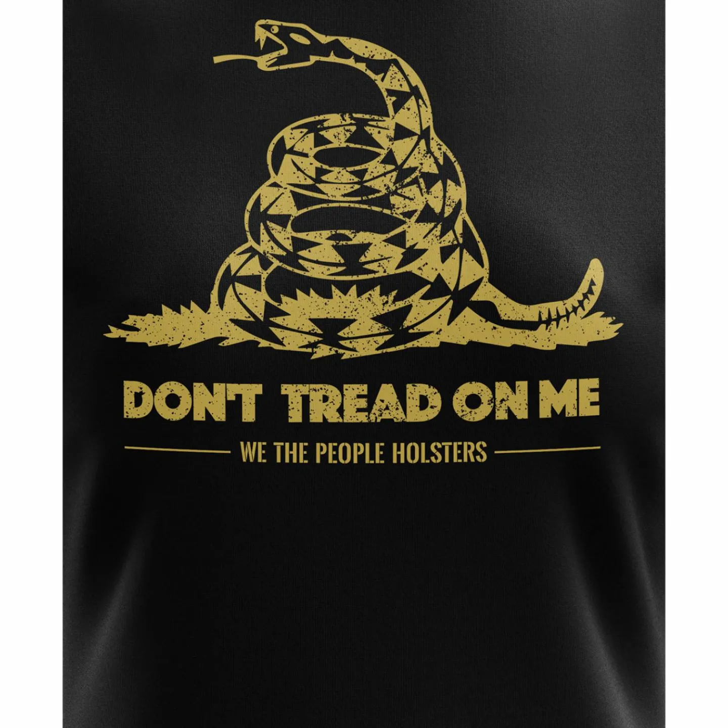 We The People Holsters Dont Tread On Me Gadsden Flag Women's Short Sleeve Shirt Black Hot