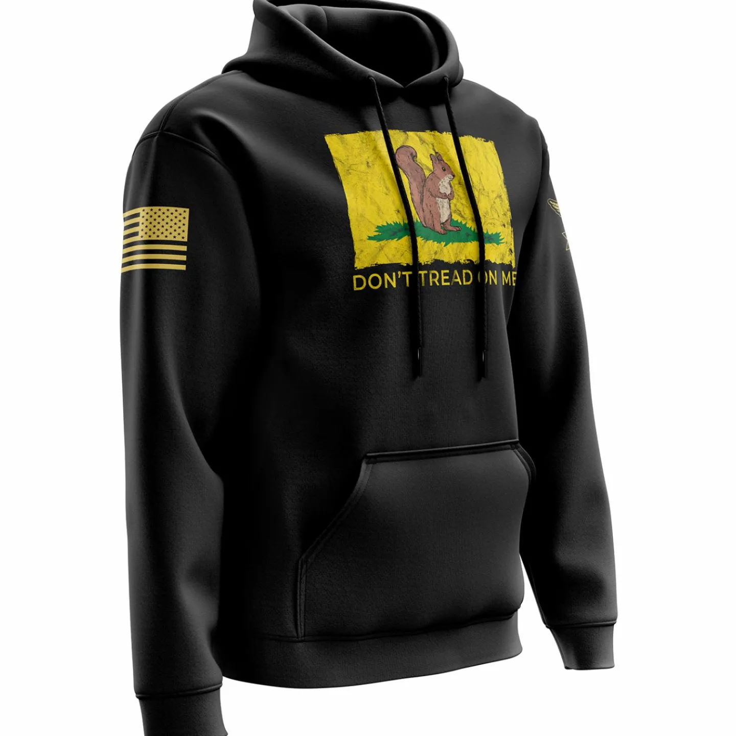 We The People Holsters Don't Tread On Me Squirrel Hoodie Black Sale