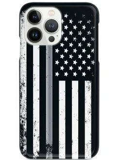 We The People Holsters Downward American Flag - Thin Silver Line Case