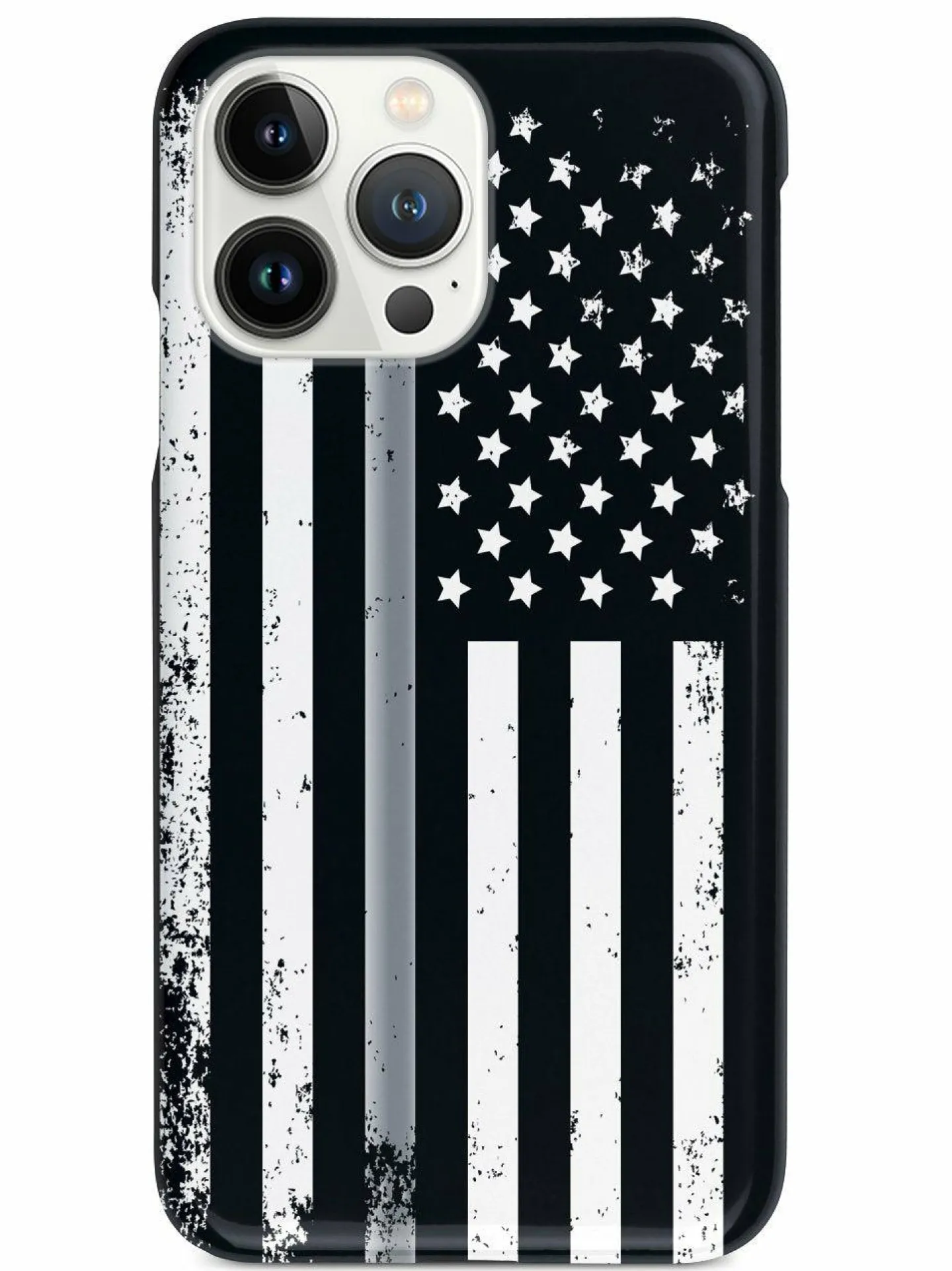 We The People Holsters Downward American Flag - Thin Silver Line Case