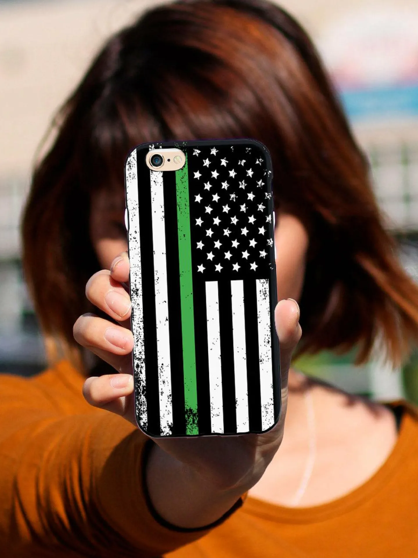 We The People Holsters Downward American Flag - Thin Green Line Case Best