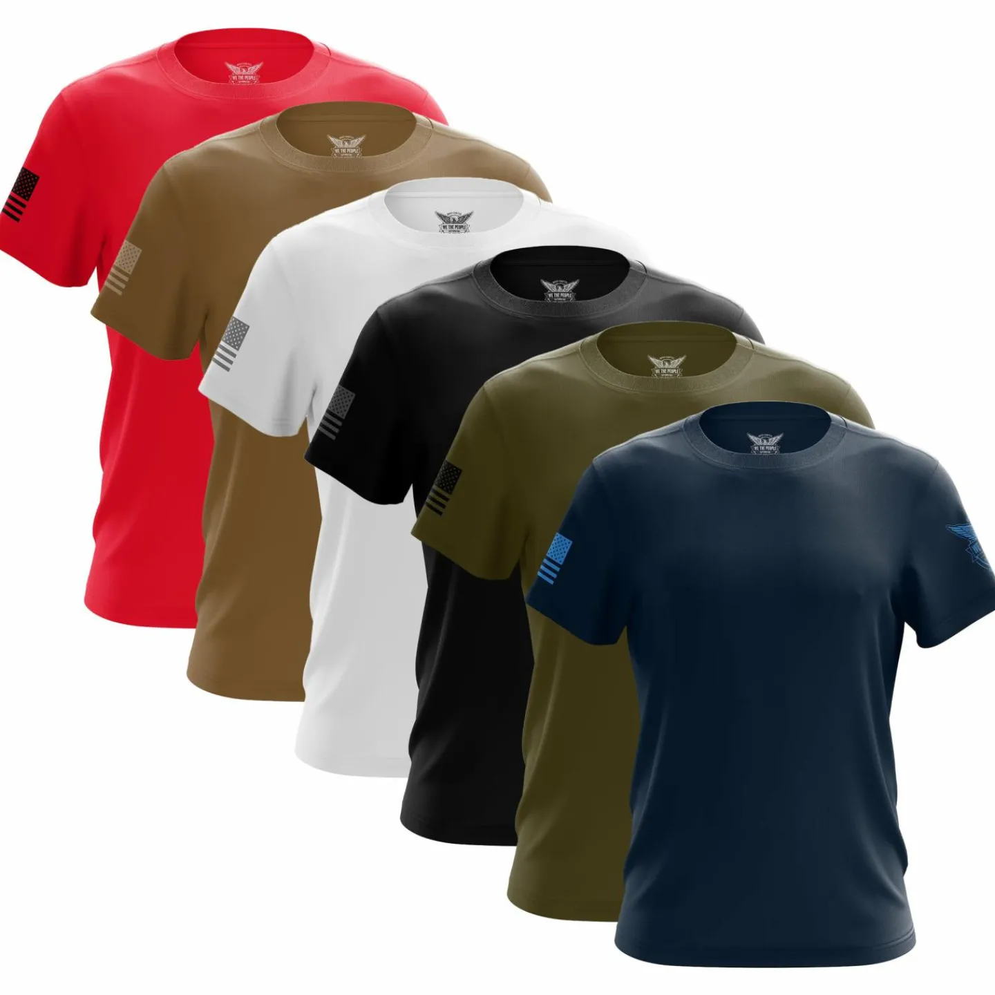 We The People Holsters Everyday Freedom Short Sleeve Shirt Bundle (6 Pack) Multi Clearance