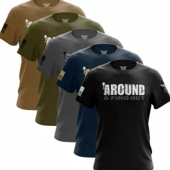 We The People Holsters F Around & Find Out Freedom Short Sleeve Bundle (5 Pack) Multi Hot