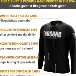 We The People Holsters F Around & Find Out Long Sleeve Shirt Black Hot