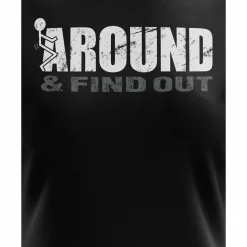 We The People Holsters F Around & Find Out Women's Short Sleeve Shirt Black New
