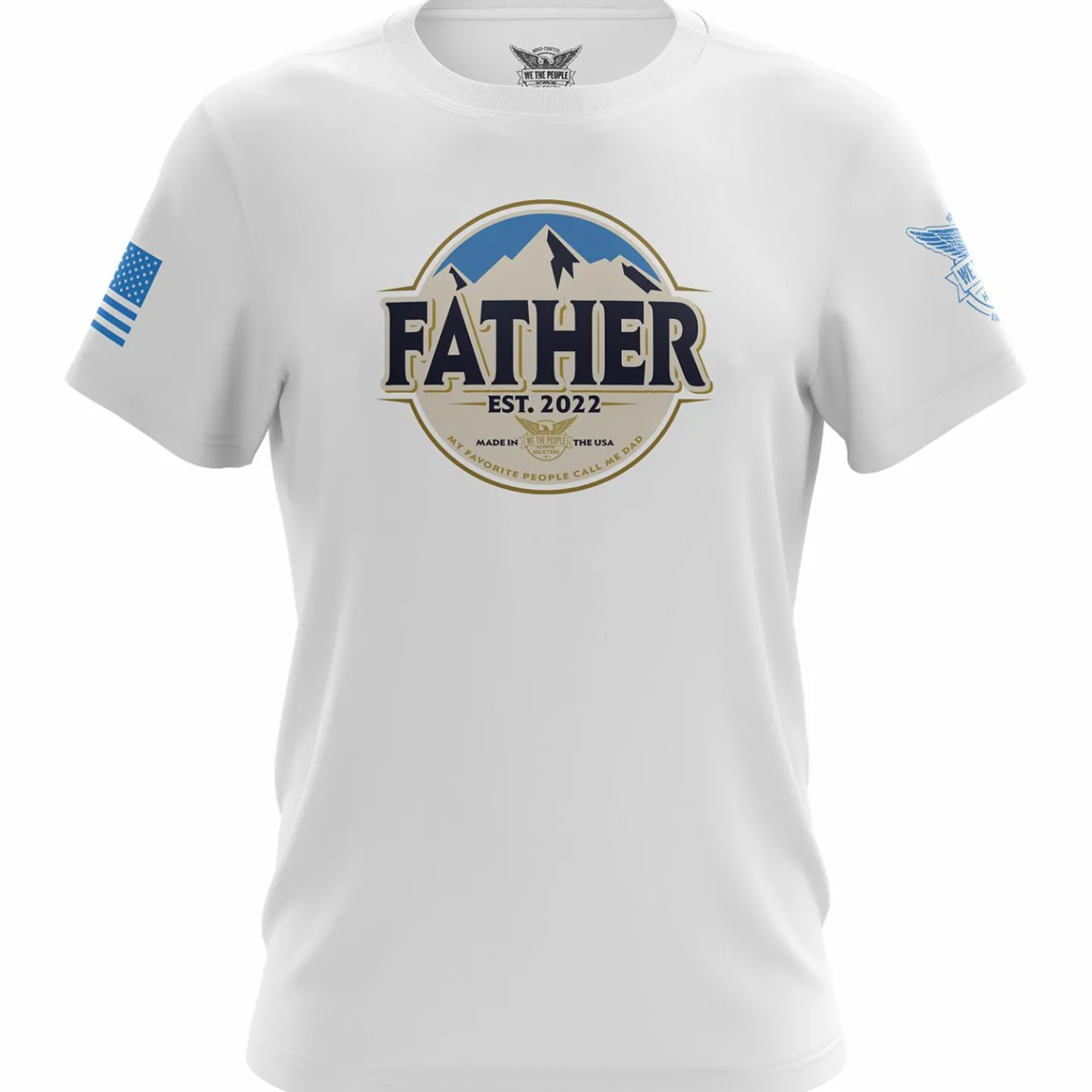 We The People Holsters Father Short Sleeve Shirt White Best