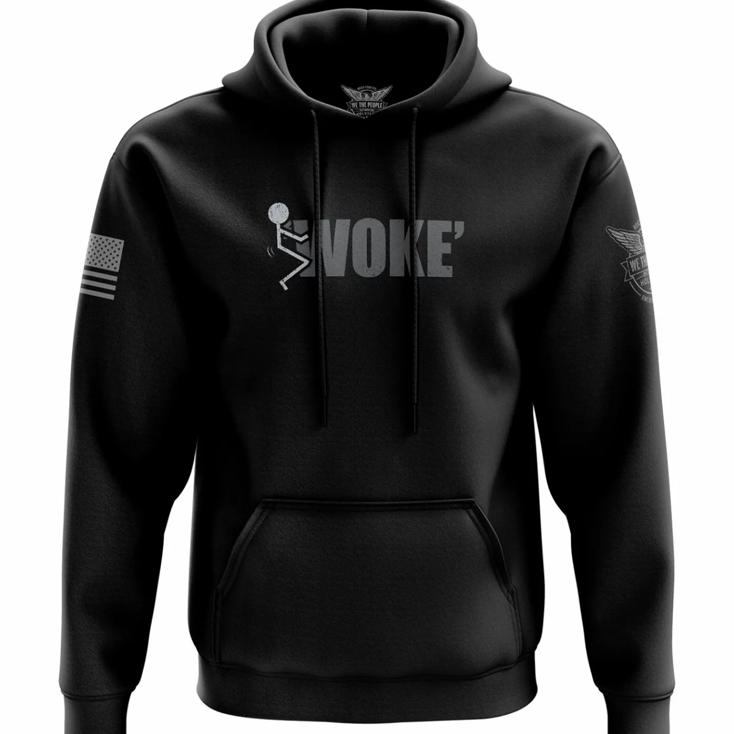 We The People Holsters F'in Woke Hoodie Black Best
