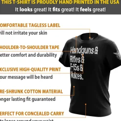 We The People Holsters Freedom Checklist Short Sleeve Shirt Black Outlet