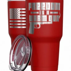 We The People Holsters Freedom Is A Warm Gun Stainless Steel Tumbler Sale