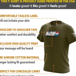 We The People Holsters G. I. Mom Short Sleeve Shirt Olive Hot