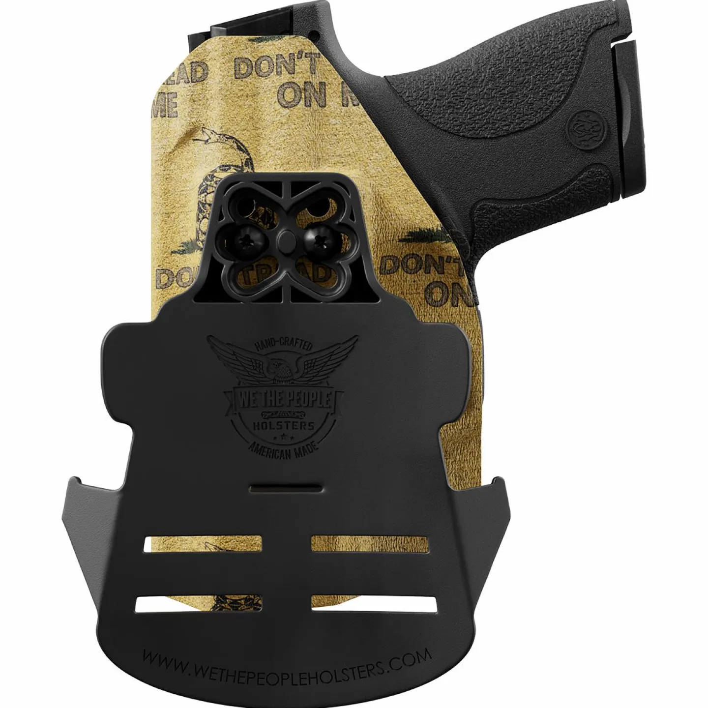 We The People Holsters Gadsden Flag Don't Tread on Me Custom Printed Holster - OWB Kydex Holster New