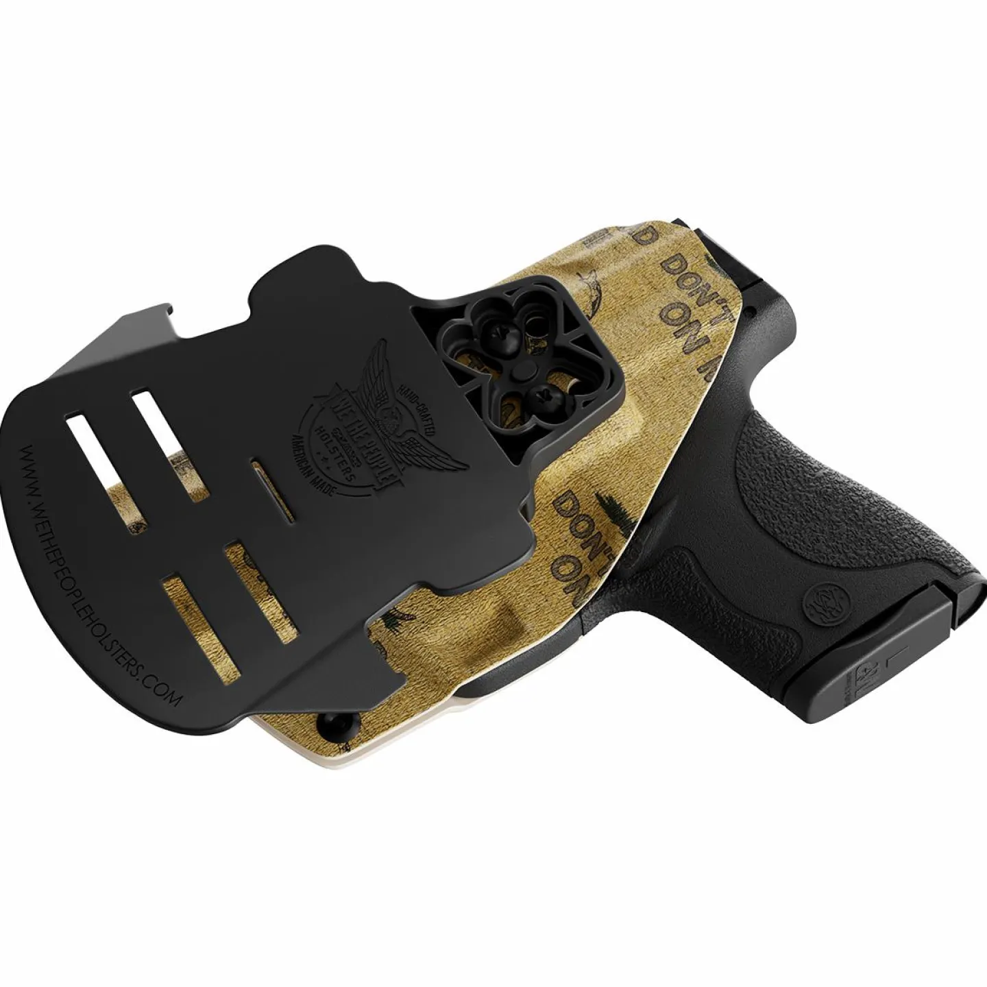 We The People Holsters Gadsden Flag Don't Tread on Me Custom Printed Holster - OWB Kydex Holster New