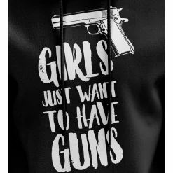 We The People Holsters Girls Just Want to Have Guns Hoodie Black Discount