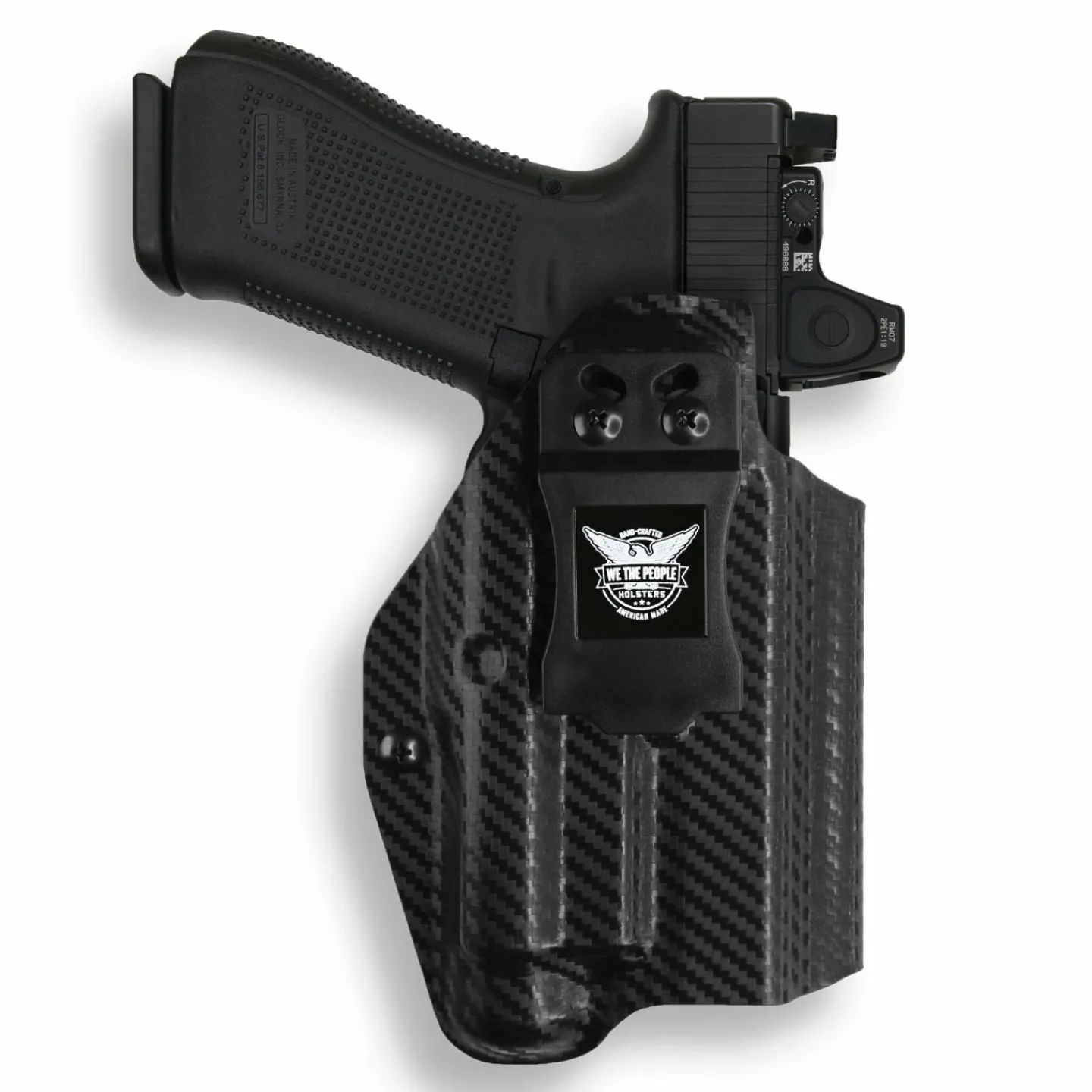We The People Holsters Glock 22 Gen 5 MOS with Streamlight TLR-1/1S/HL Light Red Dot Optic Cut IWB Holster Hot