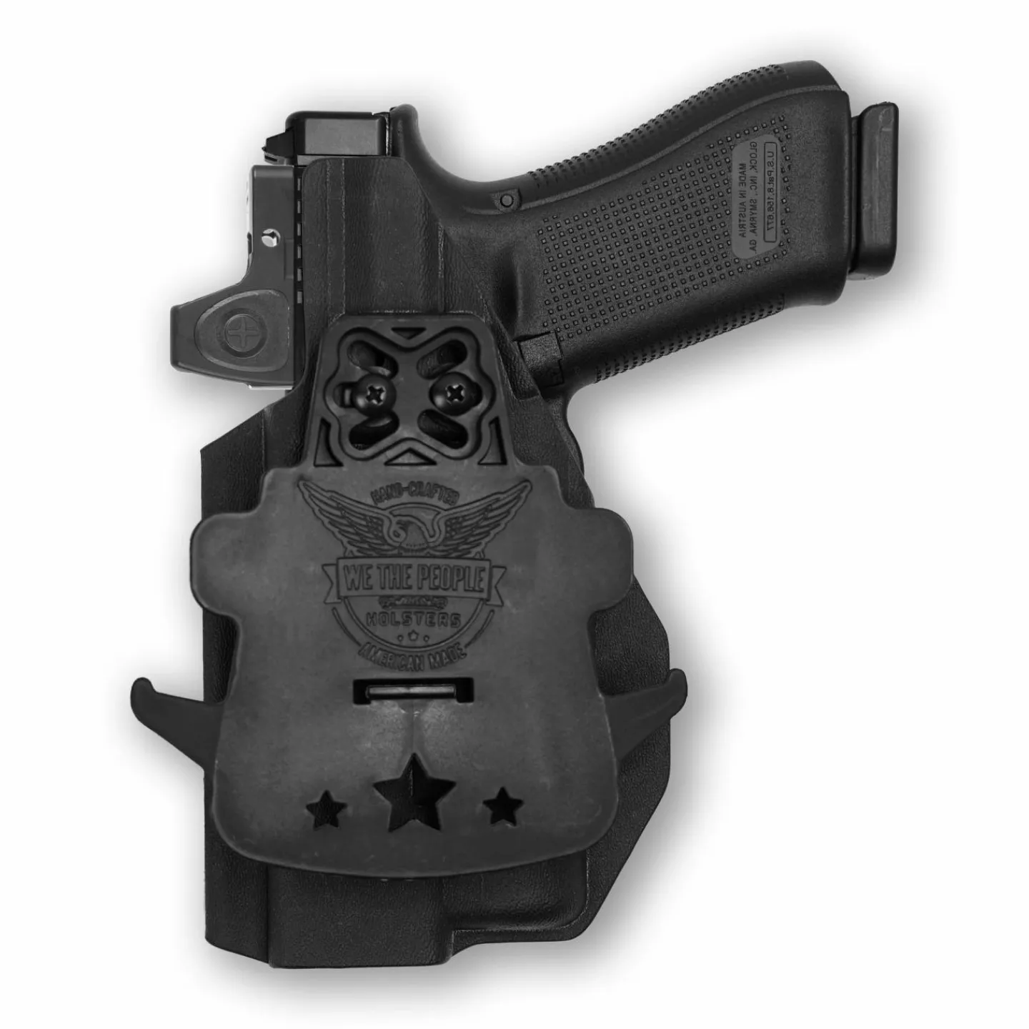 We The People Holsters Glock 17 MOS with Streamlight TLR-3 Light Red Dot Optic Cut OWB Holster Best