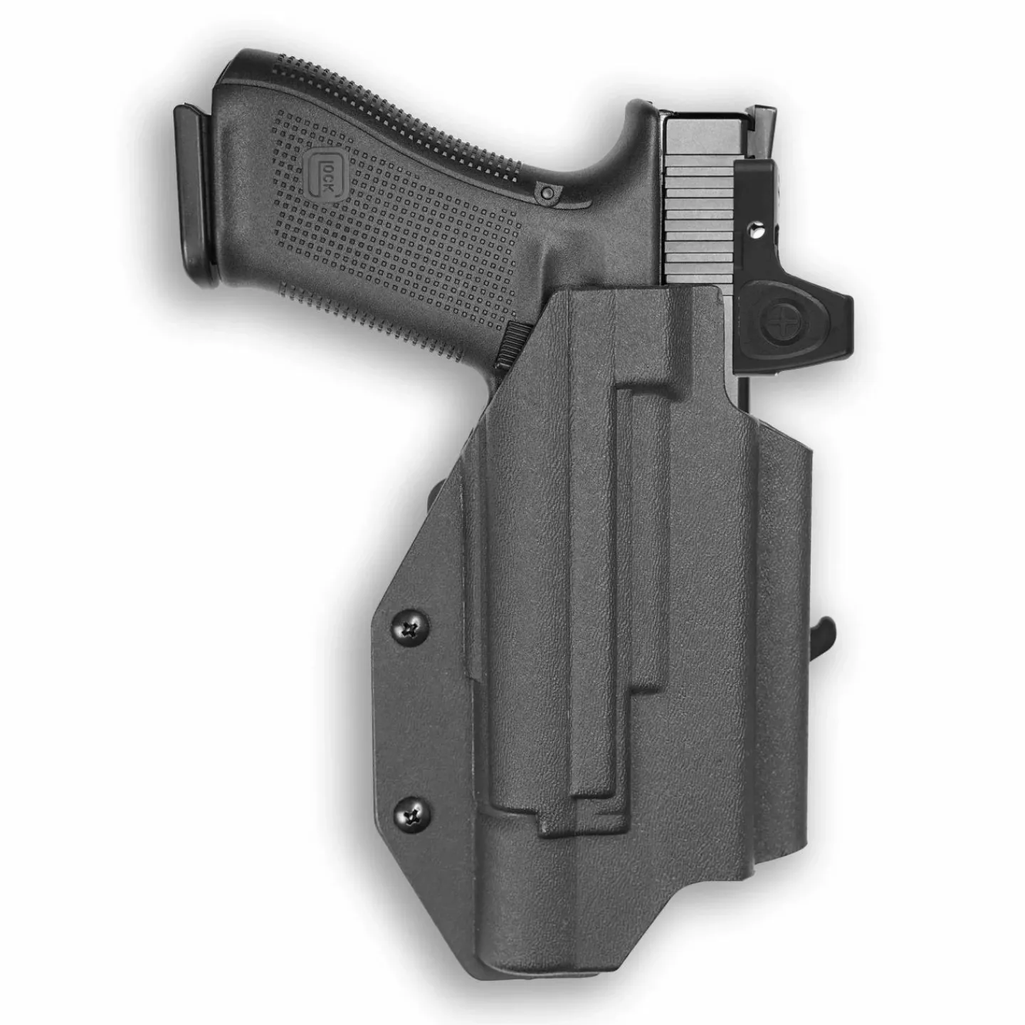We The People Holsters Glock 17 MOS with Surefire X300U-A Light Red Dot Optic Cut OWB Holster Best