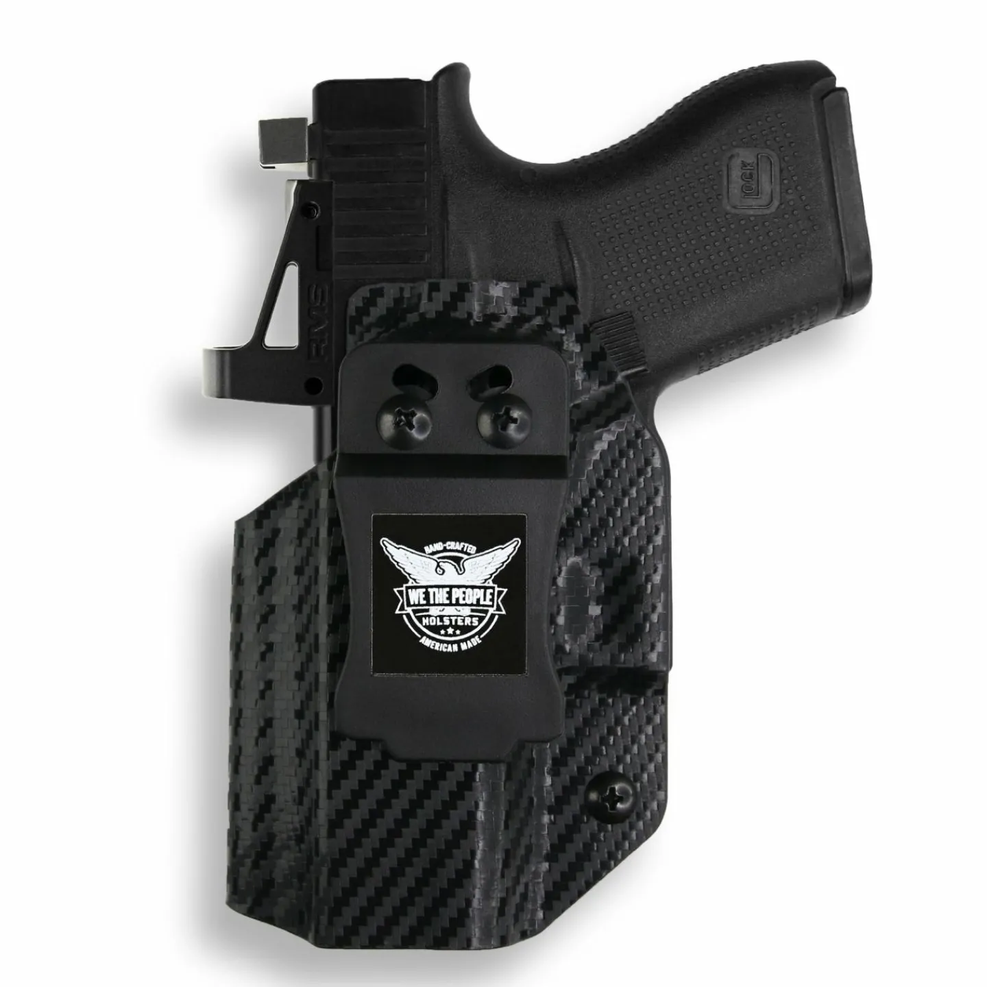 We The People Holsters Glock 43/43X MOS with Streamlight TLR-7 Sub Light Red Dot Optic Cut IWB Holster Best