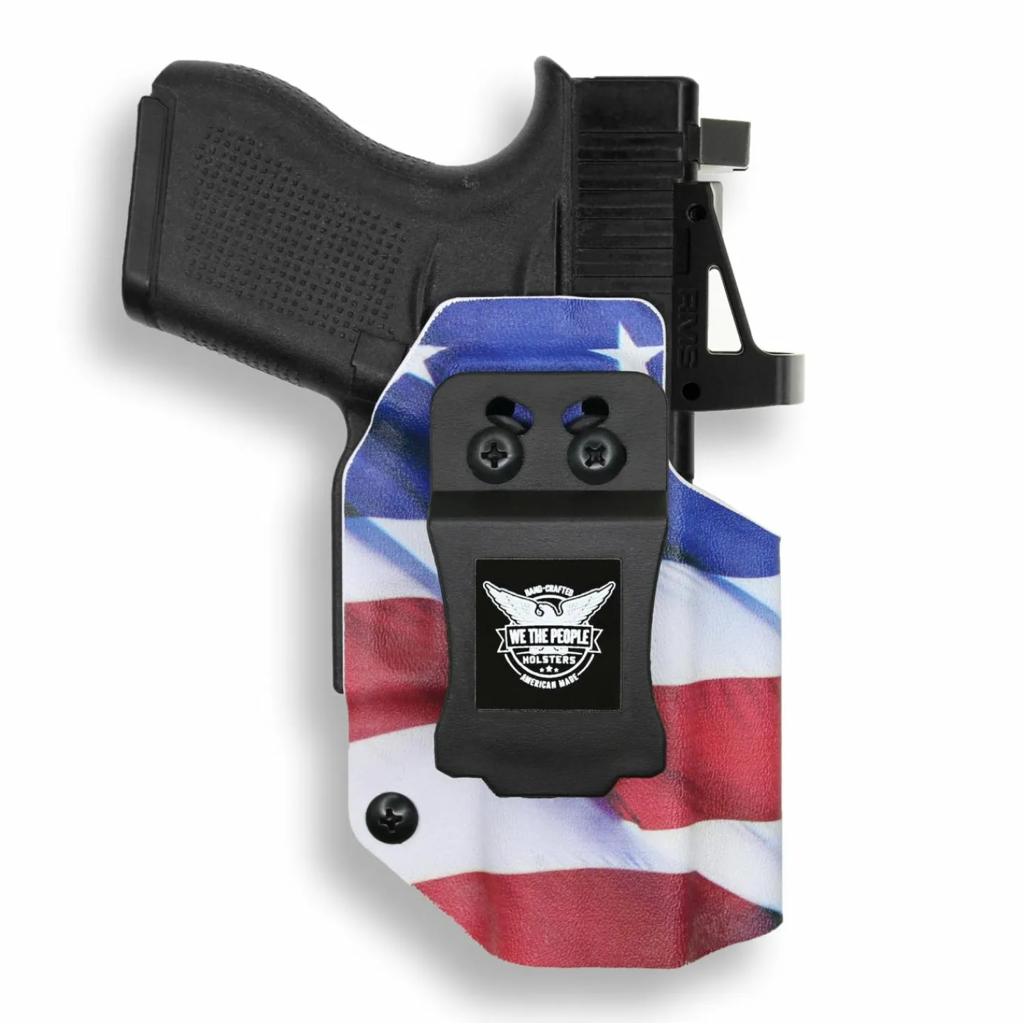 We The People Holsters Glock 43/43X MOS with Streamlight TLR-7 Sub Light Red Dot Optic Cut IWB Holster Best