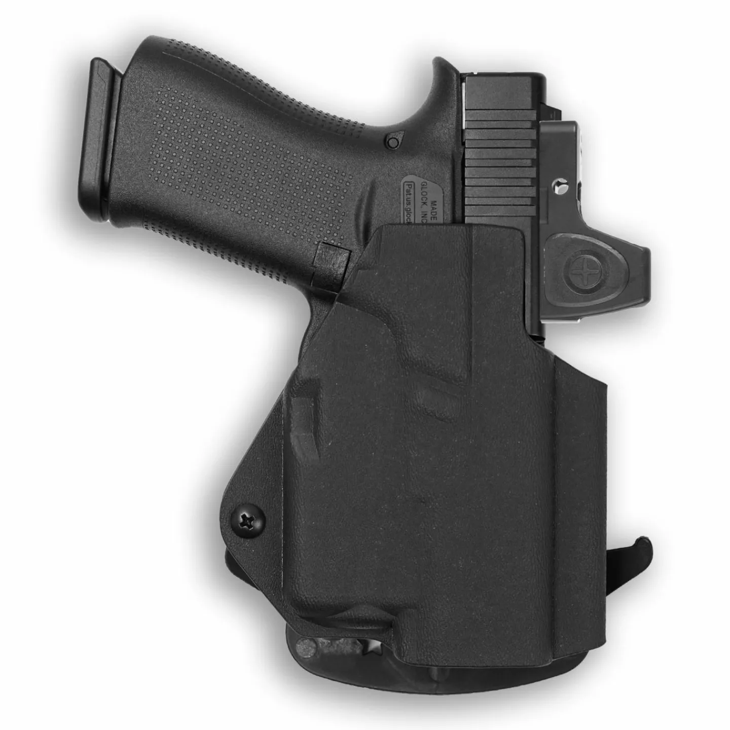 We The People Holsters Glock 43/43X MOS with Trigger Guard Streamlight TLR-6 Light/Laser Red Dot Optic Cut OWB Holster Hot
