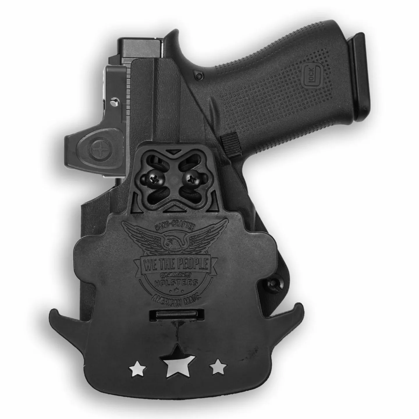 We The People Holsters Glock 43/43X MOS with Trigger Guard Streamlight TLR-6 Light/Laser Red Dot Optic Cut OWB Holster Hot