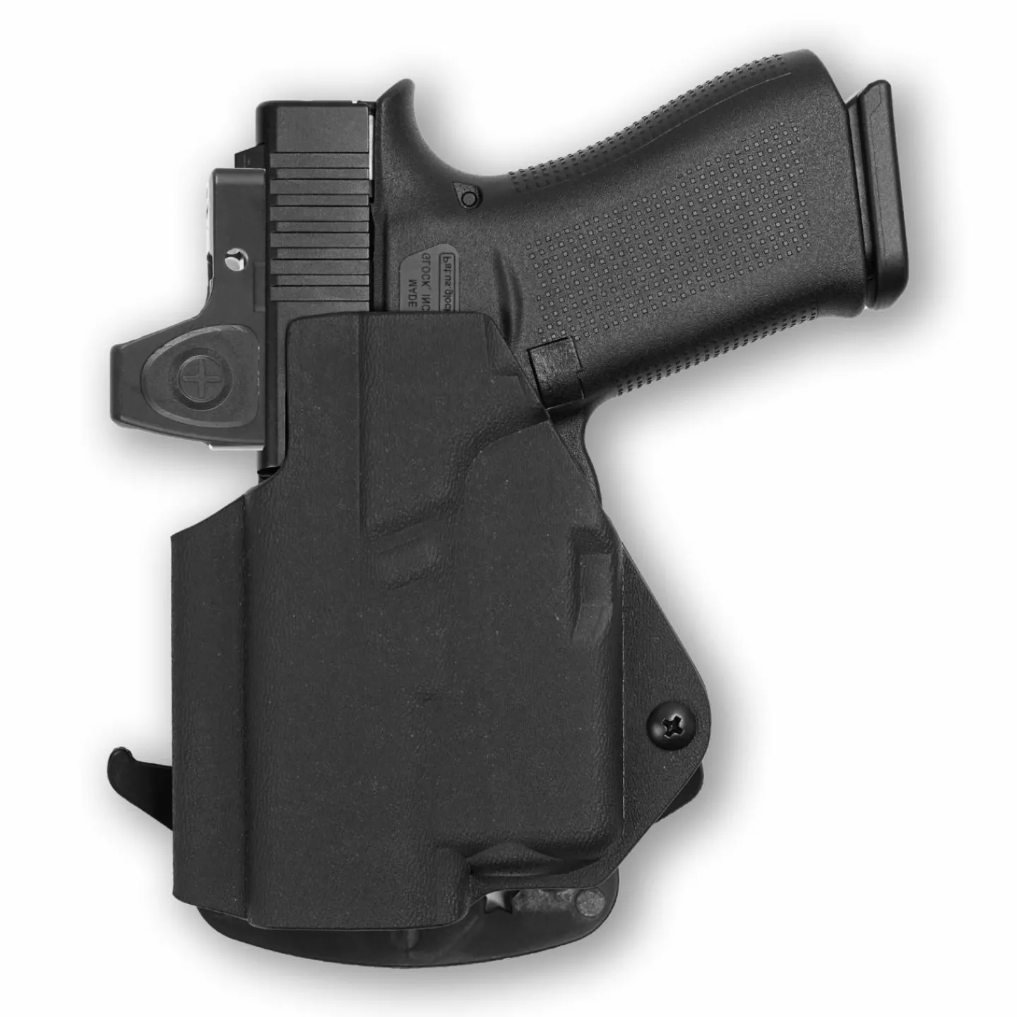 We The People Holsters Glock 43/43X MOS with Trigger Guard Streamlight TLR-6 Light/Laser Red Dot Optic Cut OWB Holster Hot