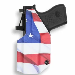 We The People Holsters Glock 43X Rail MOS with Streamlight TLR-7 Sub Light Red Dot Optic Cut IWB Holster Best