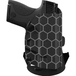 We The People Holsters Gray Honeycomb Custom Printed Holster - OWB Kydex Holster