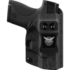 We The People Holsters Gray Topographic Map Custom Printed Holster - IWB Kydex Holster Outlet