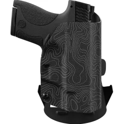 We The People Holsters Gray Topographic Map Custom Printed Holster - OWB Kydex Holster Sale