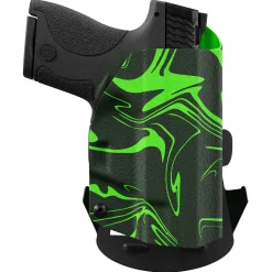 We The People Holsters Green Ink Swirl Custom Printed Holster - OWB Kydex Holster Sale
