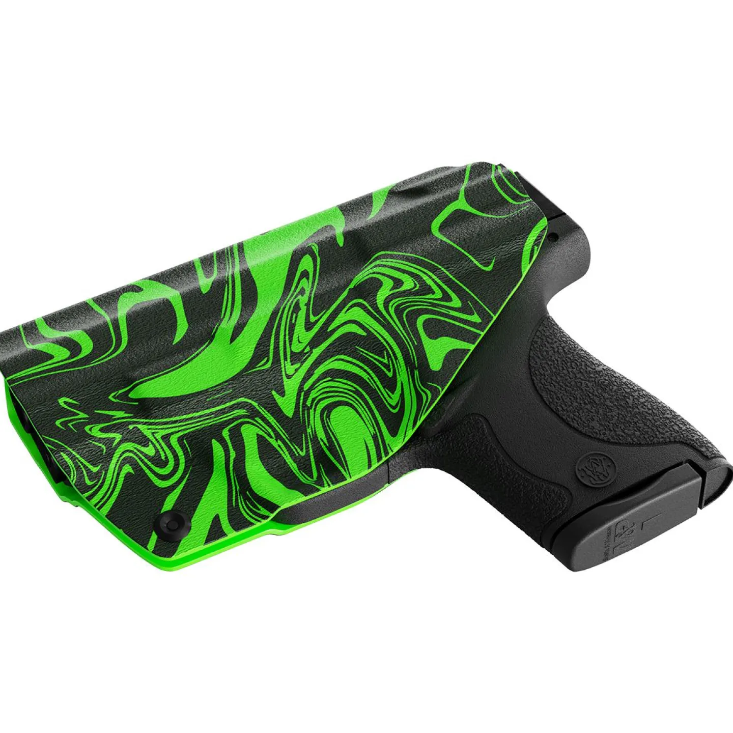 We The People Holsters Green Ink Swirl Custom Printed Holster - IWB Kydex Holster Online