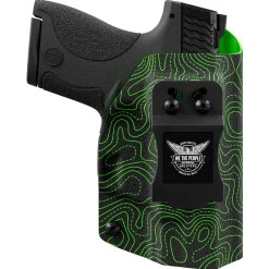 We The People Holsters Green Topographic Map Custom Printed Holster - IWB Kydex Holster