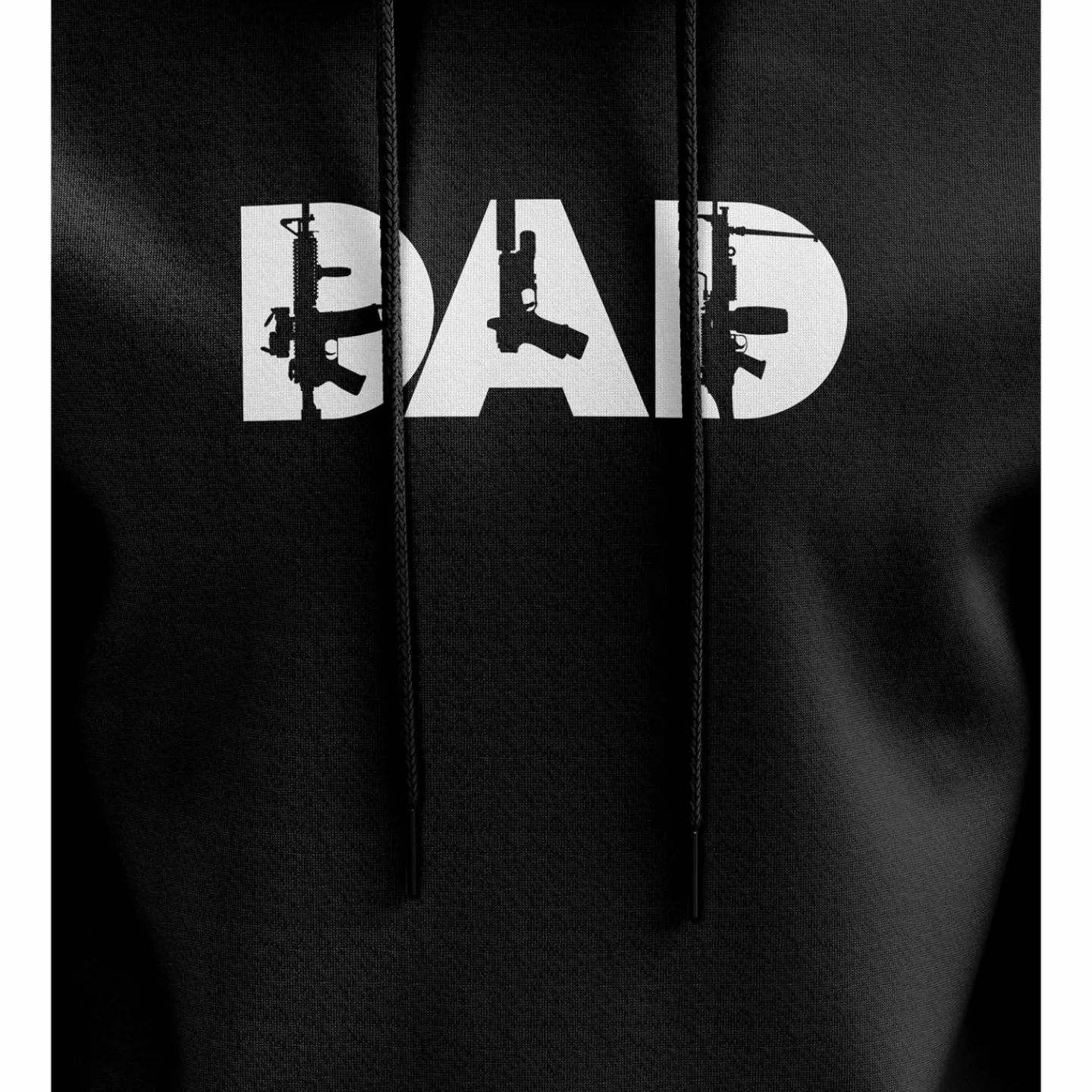 We The People Holsters Gun Dad Hoodie Black New