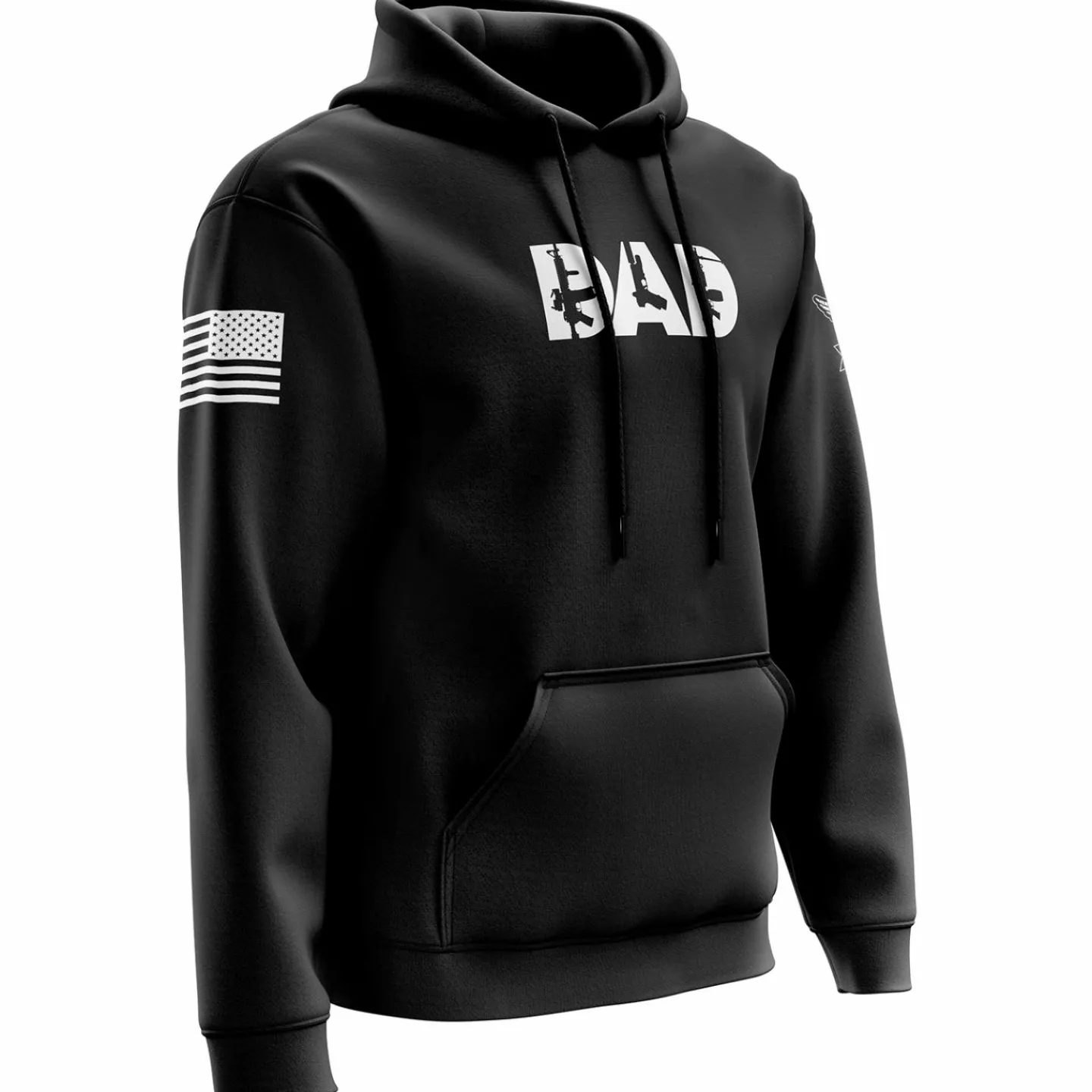 We The People Holsters Gun Dad Hoodie Black New