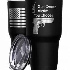 We The People Holsters Gun Owner or Victim? You Choose Stainless Steel Tumbler Discount