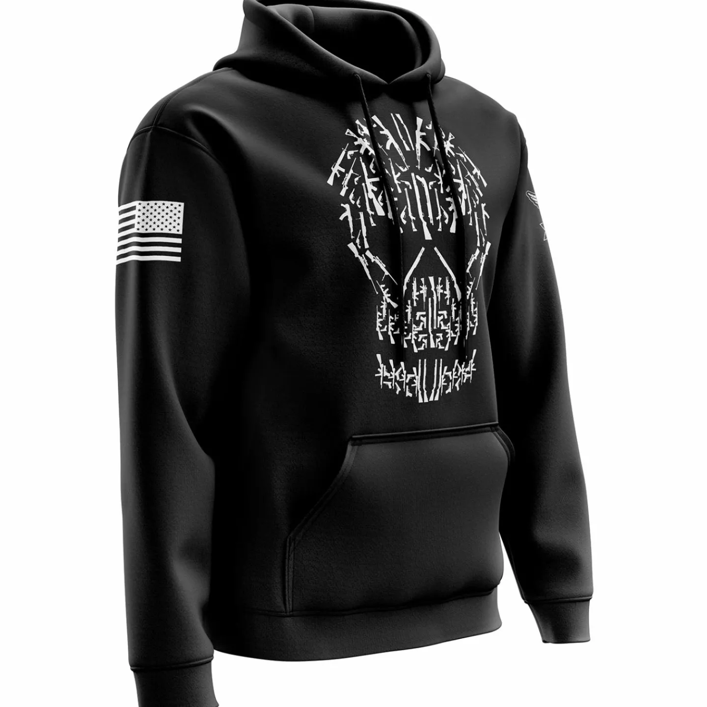We The People Holsters Gun Skull Hoodie Black Outlet