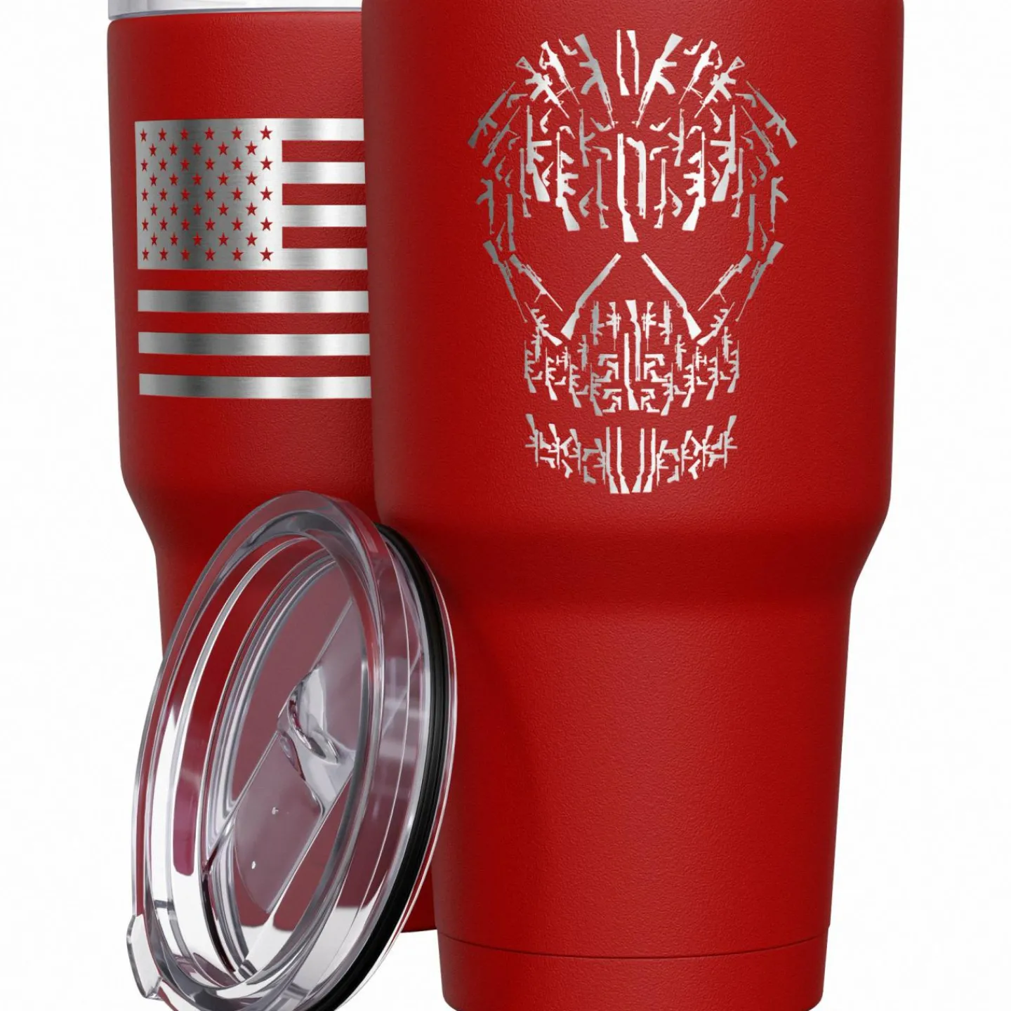We The People Holsters Gun Skull Stainless Steel Tumbler Best