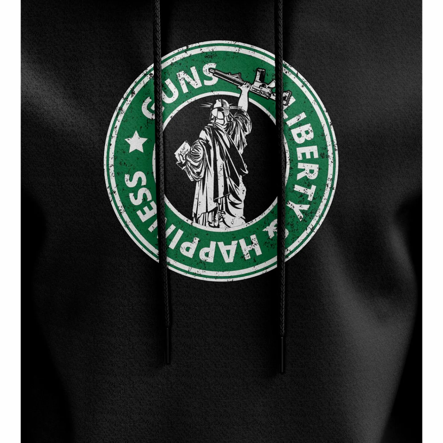We The People Holsters Guns - Liberty and Happiness Hoodie Black Sale