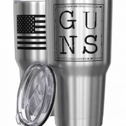 We The People Holsters G-U-N-S Stainless Steel Tumbler New