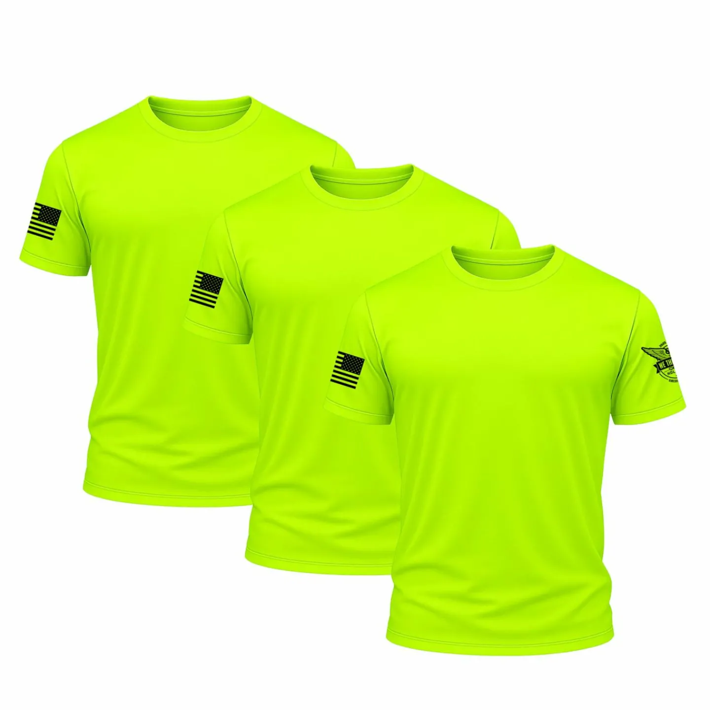 We The People Holsters Performance Shirt Bundle (3 Pack) Hi Vis Yellow Outlet