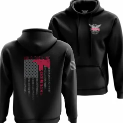 We The People Holsters Hold The Line - Fire Rescue Hoodie Black Best